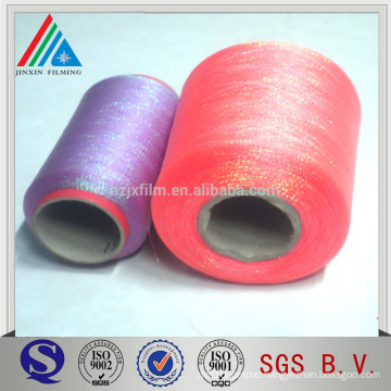 High quality coated metallized yarn grade polyster(PET) film Metallic Yarn Film